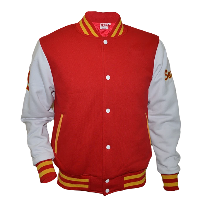 fleece varsity jacket